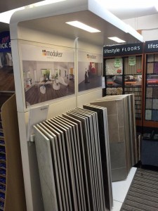 Moduleo and lifestyle flooring and carpet stand in gorleston showroom suffolk norwich norfolk